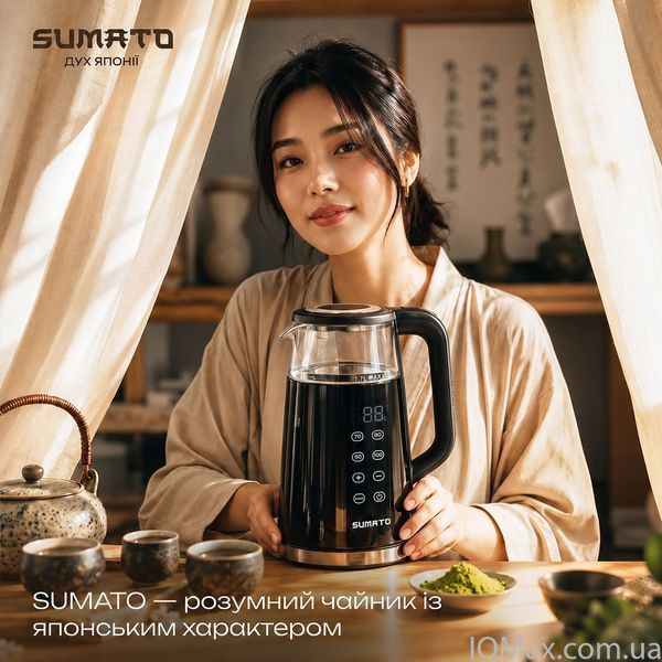 Электрочайник с двойными стенками Sumato SU-01EK01 86252 фото