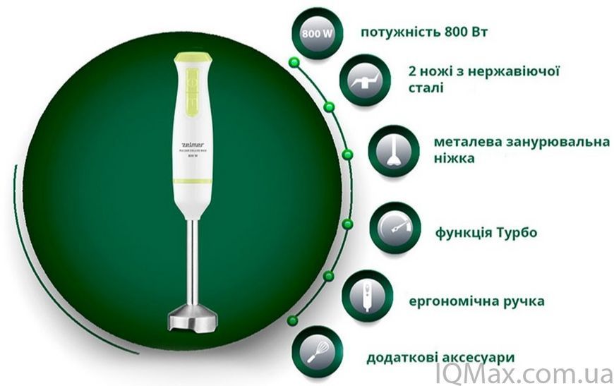 Блендер с измельчителем Zelmer ZHB4562L 85252 фото
