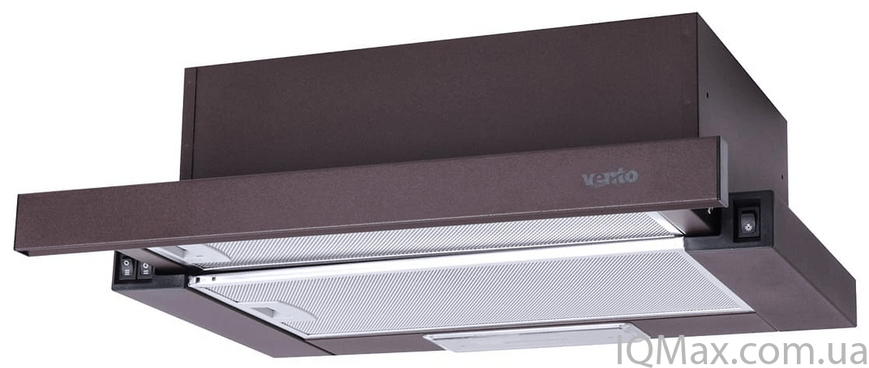 Кухонна витяжка вбудована телескопічна Ventolux GARDA 50 BR (700) SLIM 83156 фото
