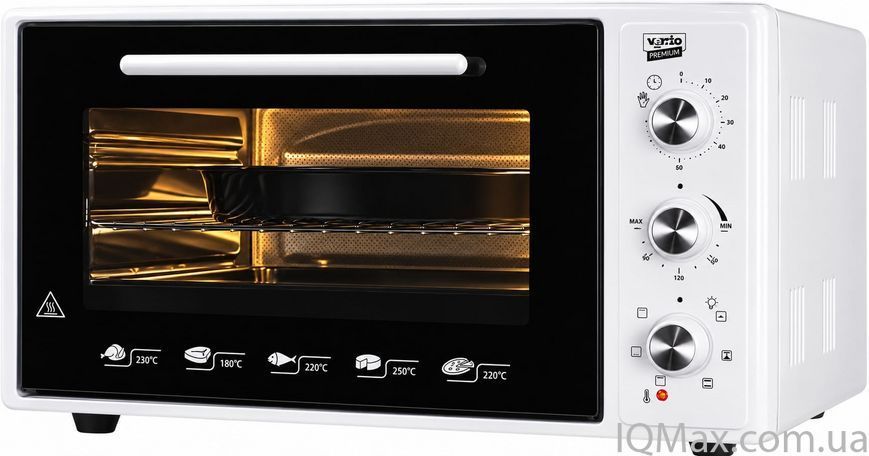 Електрична піч з конвекцією та грилем Ventolux NIKA 45 (WH) 2G 85201 фото