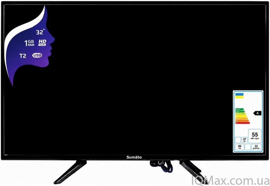 LED телевизор 32" з Т2 Sumato 32HT03 84379 фото