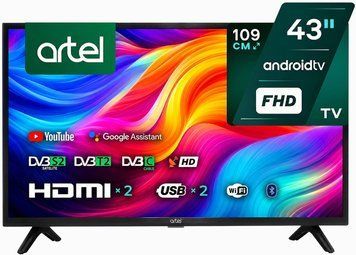 LED телевізор 43" Smart TV з матрицею IPS Artel A43KF5500 85069 фото