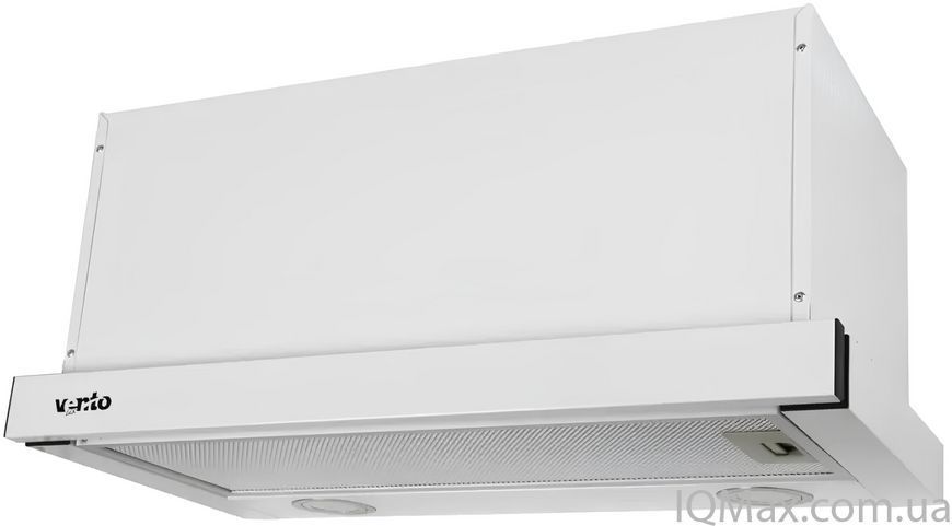 Кухонная вытяжка телескопическая встроенная Ventolux GARDA 60 WH (1100) LED 84014 фото
