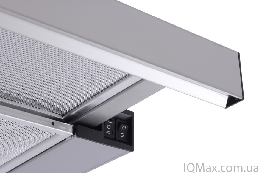 Кухонная вытяжка встроенная телескопическая Ventolux GARDA 60 INOX (450) 60463 фото