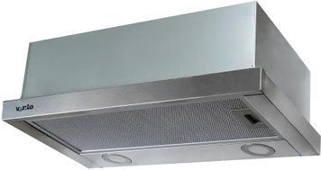 Кухонна витяжка телескопічна вбудована Ventolux GARDA 60 INOX (900) LED 84684 фото