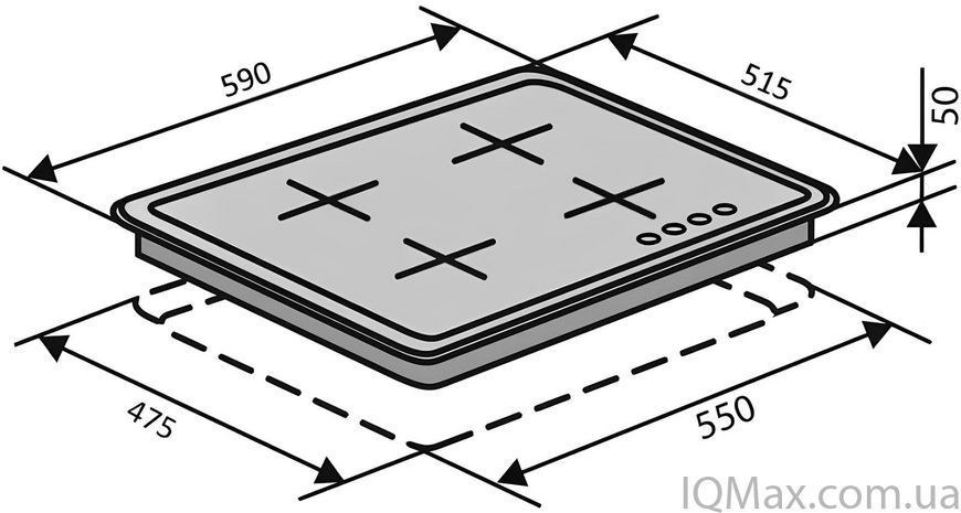Варочная поверхность газовая Ventolux HG640-TA3G CS (WH) 85807 фото