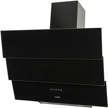 Кухонна витяжка похила пристінна Ventolux WELLA 60 BK (700) PB 83397 фото