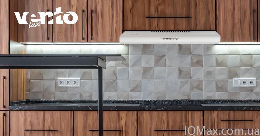 Кухонна витяжка класична пристінна Ventolux PARMA 60 WH 80140 фото
