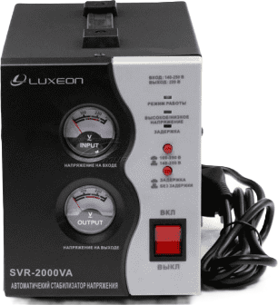 Стабилизатор Luxeon SVR-2000 черный 60591 фото