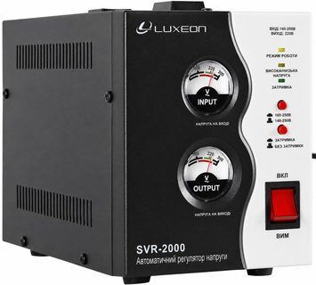 Релейный стабилизатор напряжения Luxeon SVR-2000 BLACK 60591 фото