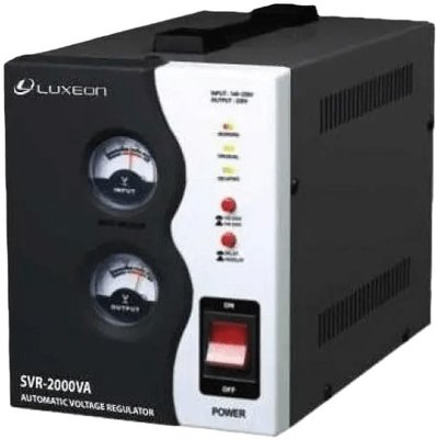 Стабілізатор Luxeon SVR-2000 чорний 60591 фото