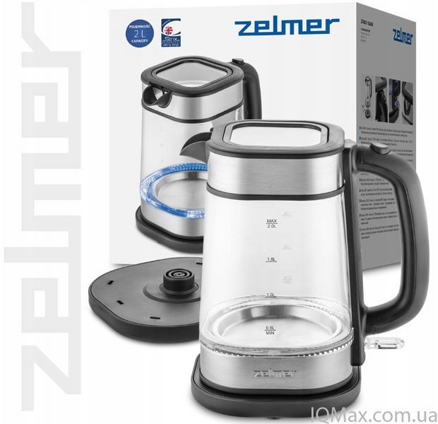 Стеклянный электрочайник Zelmer ZCK8021 86193 фото