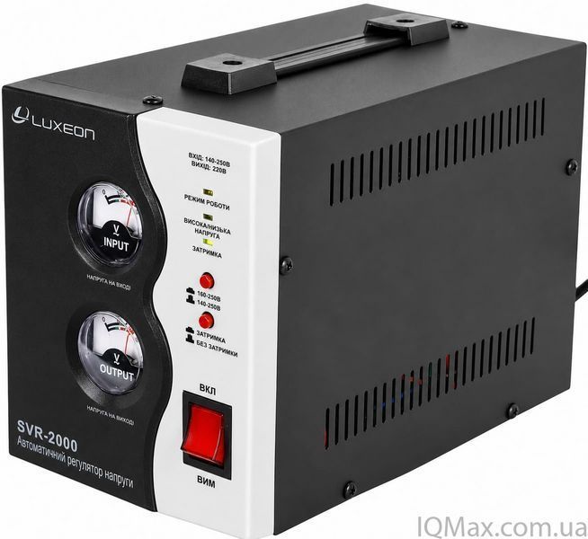 Релейный стабилизатор напряжения Luxeon SVR-2000 BLACK 60591 фото