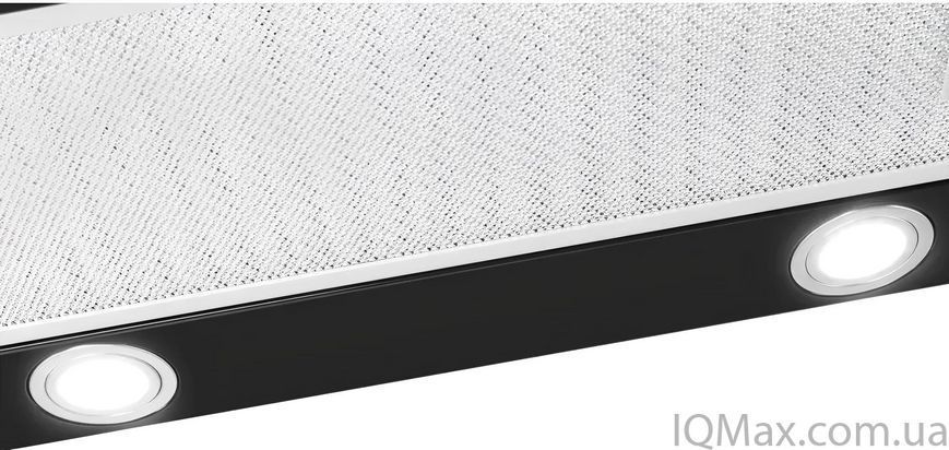 Кухонна витяжка вбудована телескопічна Ventolux GARDA 60 BK (1100) LED 84180 фото