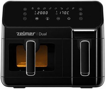 Двукамерная мультипечь аэрофриюрница Zelmer ZAF 9000 84274 фото