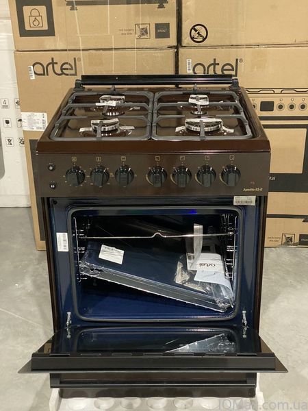 Плита газова з електричною духовкою Artel APETITO 02-E CHU Brown 85039 фото