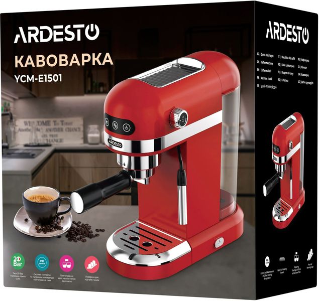 Кофеварка эспрессо Ardesto YCM-E1501 83714 фото