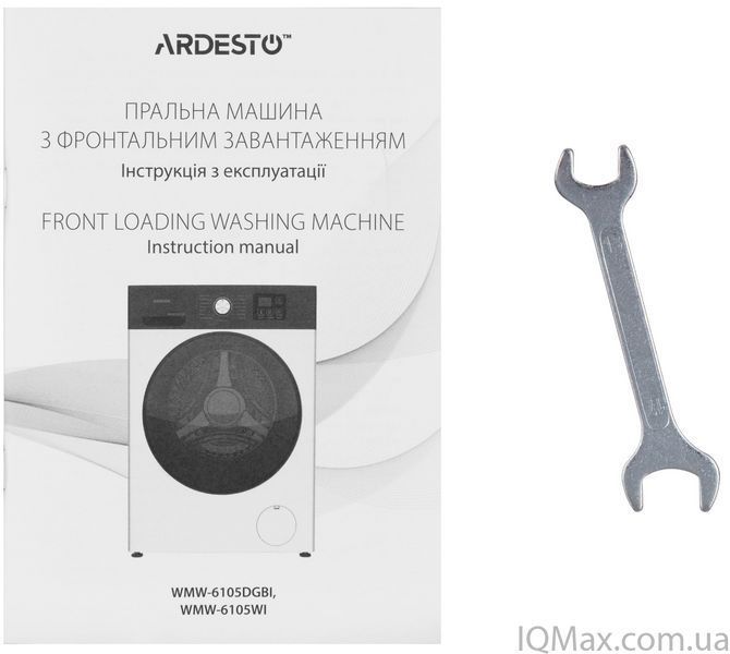 Інверторна пральна машина Ardesto WMW-6105WI 85075 фото