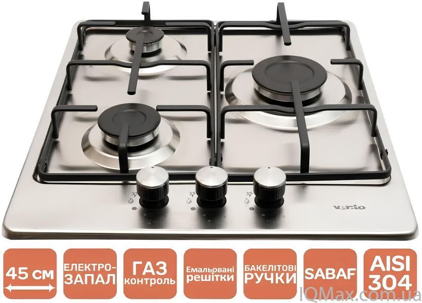 Варочная поверхность газовая Ventolux HG430-B3 S(X) 84023 фото