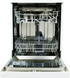Вбудована посудомийна машина Ventolux DWT 6004 NA 83647 фото 2