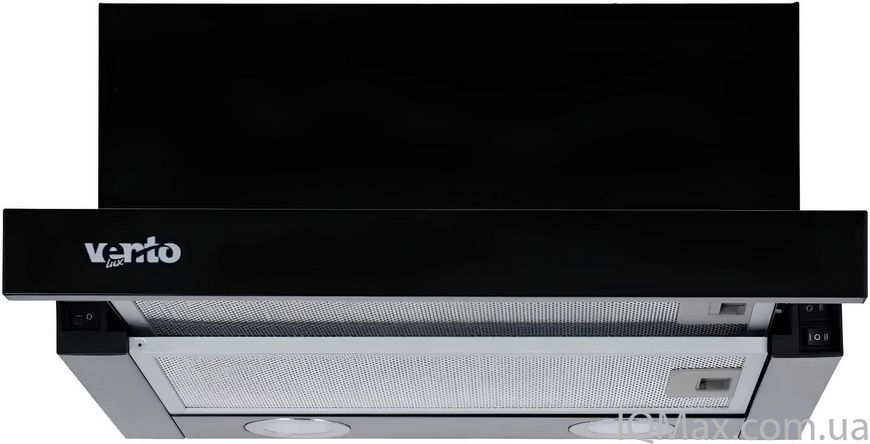 Кухонная вытяжка встроенная телескопическая Ventolux GARDA 45 BK (700) LED 85725 фото