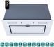 Кухонна витяжка вбудована Ventolux PUNTO 520/279 WG (1000) TRC MS 85613 фото 6