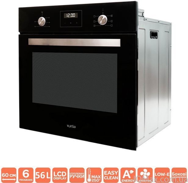 Духова шафа електрична Ventolux EO56TC-6P BK 84961 фото
