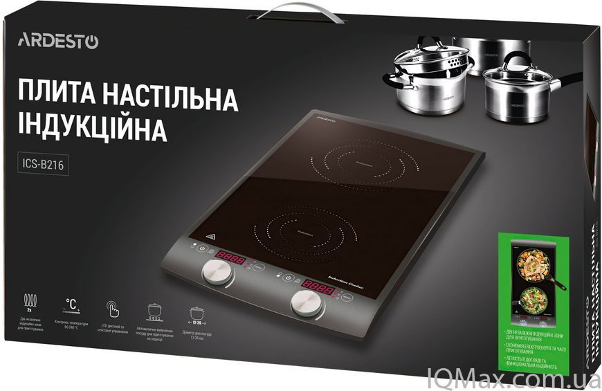 Индукционная плитка настольная Ardesto ICS-B216 84382 фото