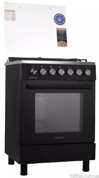 Плита газовая с электрической духовкой Ardesto FSCF-C606BI 83459 фото