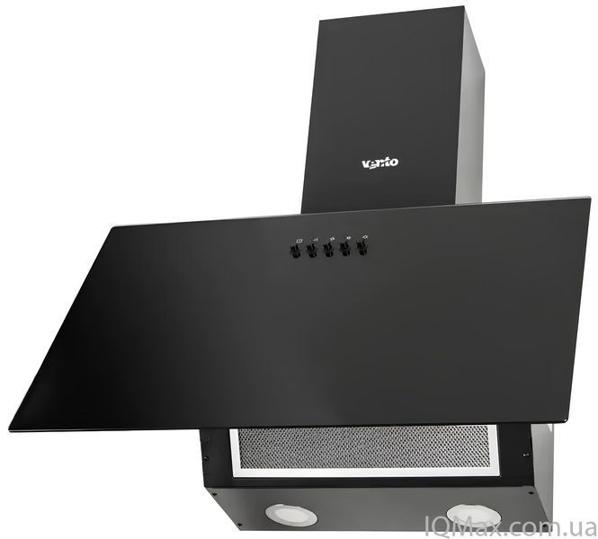 Кухонная вытяжка пристенная наклонная Ventolux MODENA 60 BK (700) PB 81959 фото