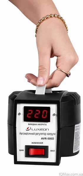 Релейный стабилизатор напряжения Luxeon AVR-500D BLACK 43322 фото