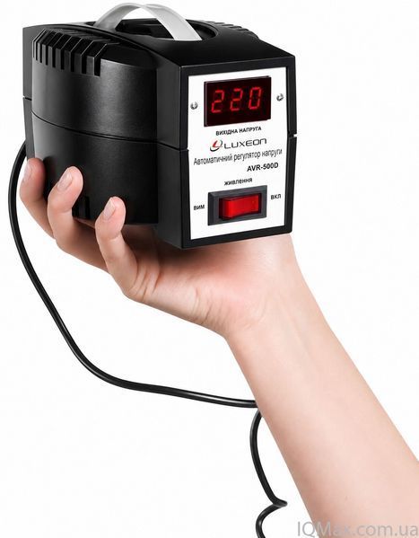Релейный стабилизатор напряжения Luxeon AVR-500D BLACK 43322 фото