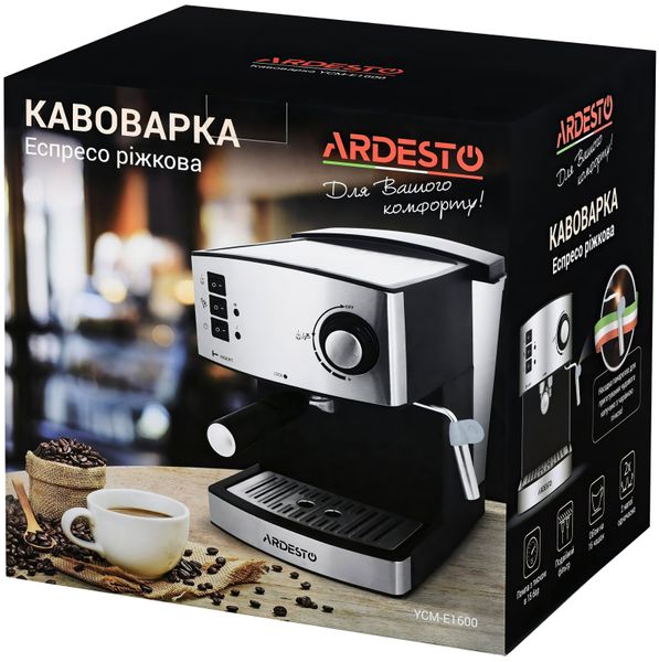 Кофеварка эспрессо Ardesto YCM-E1600 84420 фото