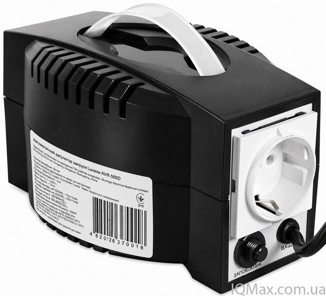 Релейный стабилизатор напряжения Luxeon AVR-500D BLACK 43322 фото