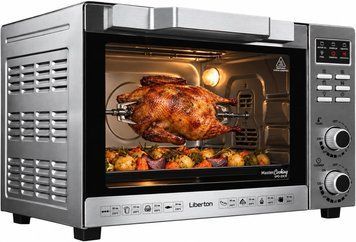 Електрична піч з конвекцією і роженом Liberton LEO-501E INOX 85168 фото
