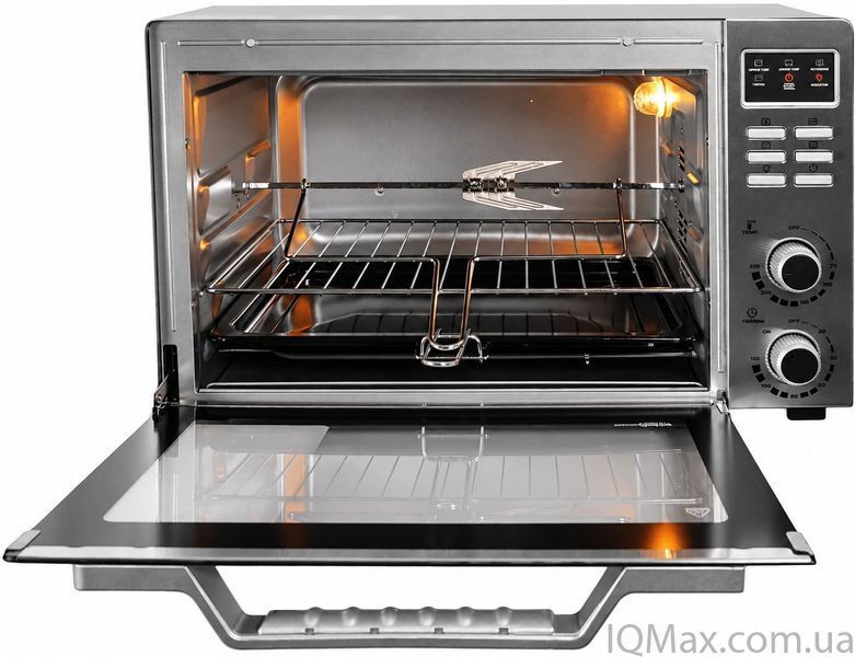 Електрична піч з конвекцією і роженом Liberton LEO-501E INOX 85168 фото