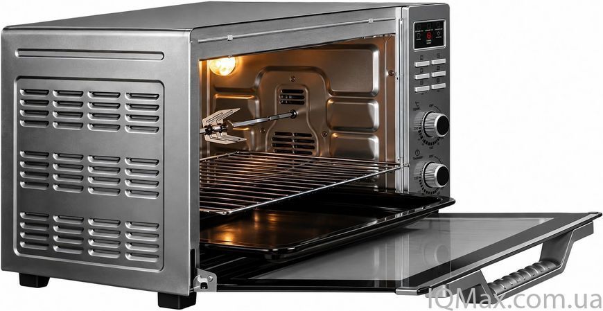 Електрична піч з конвекцією і роженом Liberton LEO-501E INOX 85168 фото