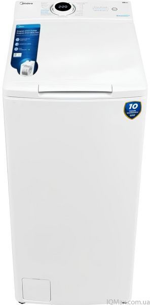 Вертикальна пральна машина інверторна Midea MF100T60B/W-UA 85488 фото