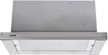 Кухонна витяжка вбудована телескопічна Ventolux GARDA 60 INOX (1100) SMD LED 81110 фото