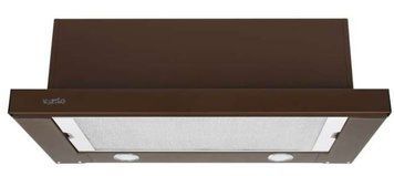 Кухонная вытяжка телескопическая встроенная Ventolux GARDA 60 BR (750) SMD LED 80147 фото