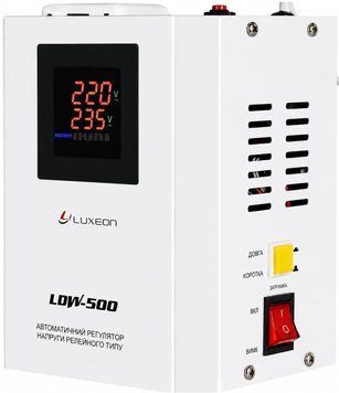 Релейный стабилизатор напряжения Luxeon LDW-500 WHITE 83598 фото